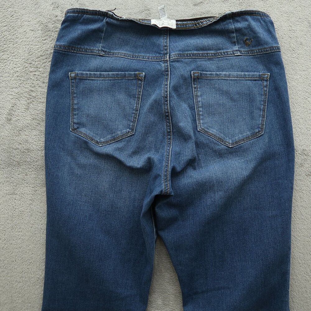Sofia By: Sofia Vergara Jeans Women's Size 12 High-Rise Melisa Flare 34" Inseam - Picture 13 of 16